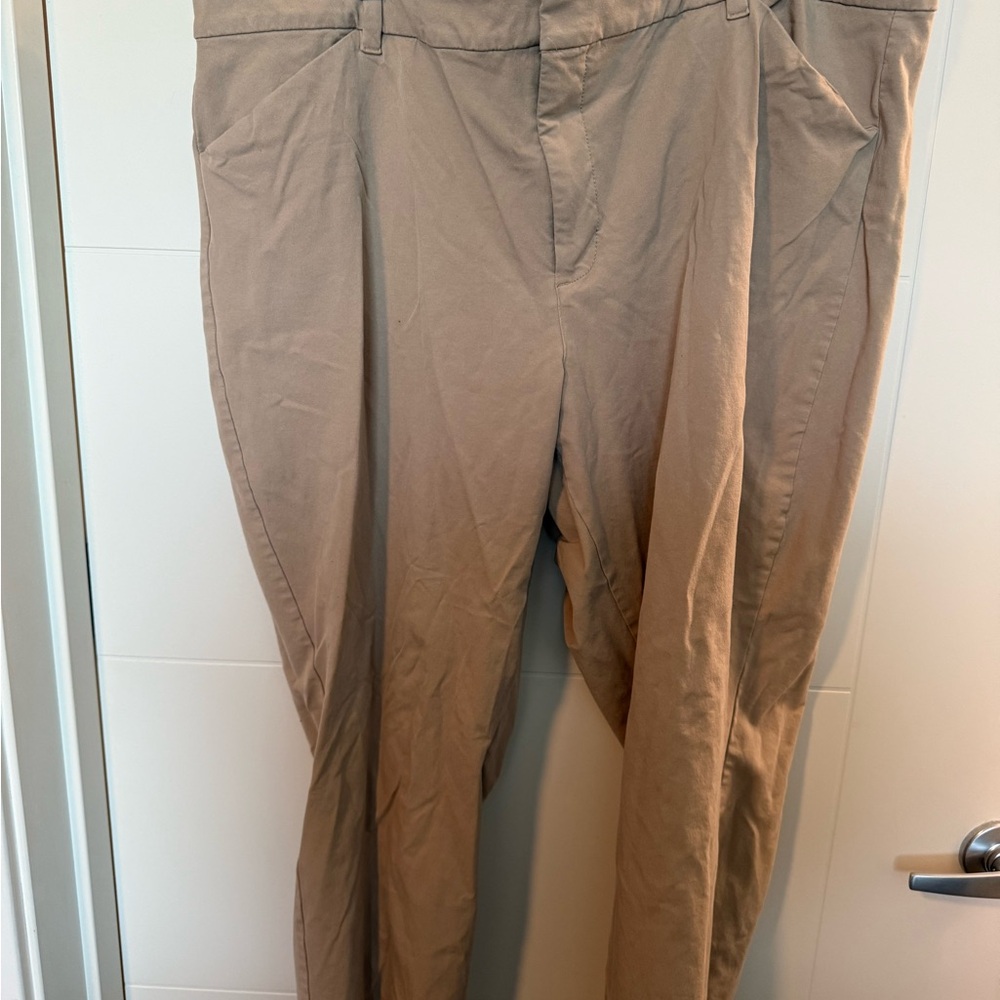 Old Navy Tan Straight Leg Chinos